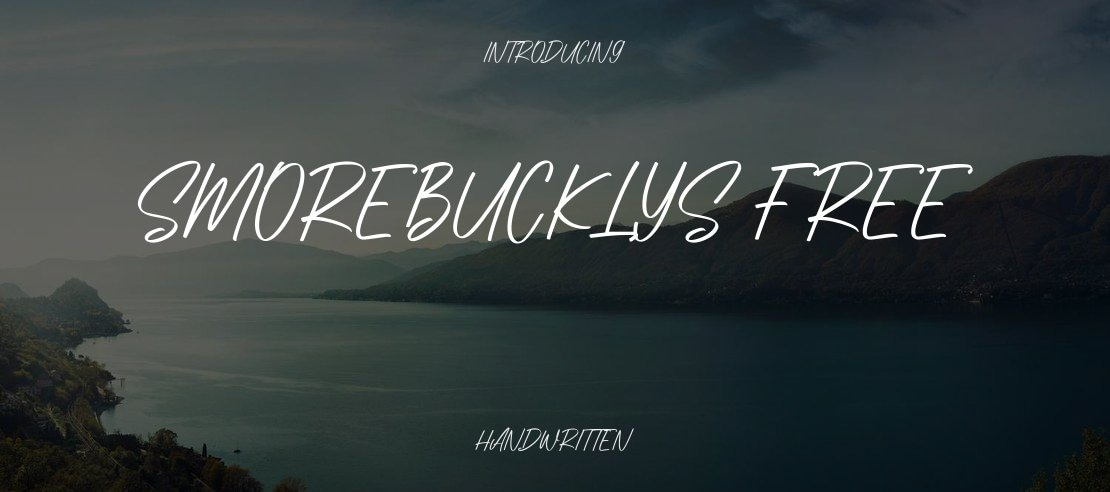 Smorebucklys Free Font