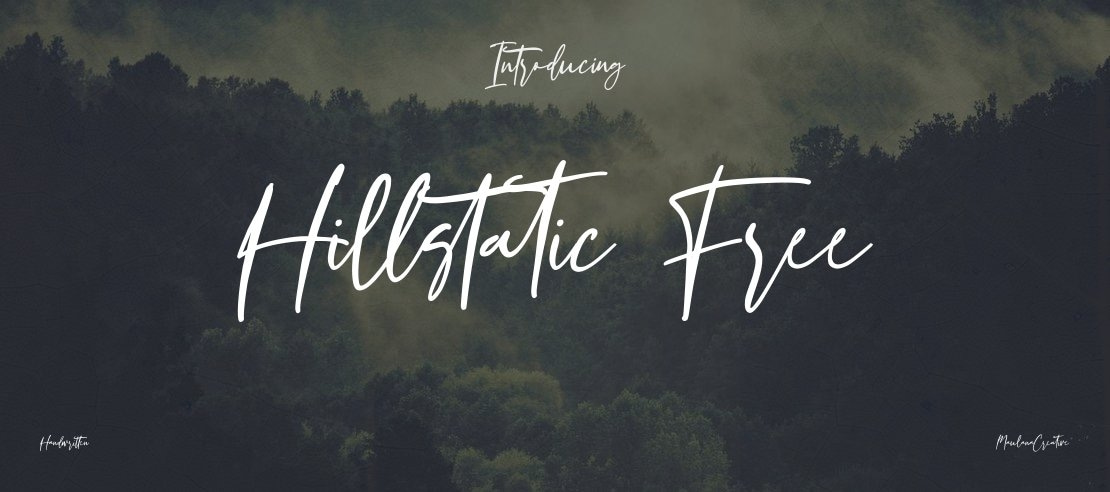 Hillstatic Free Font