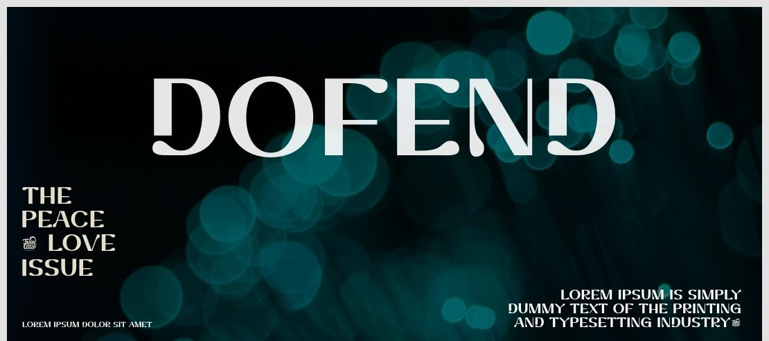 Dofend Font Family
