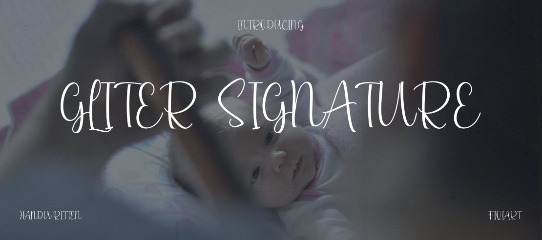 Gliter Signature Font