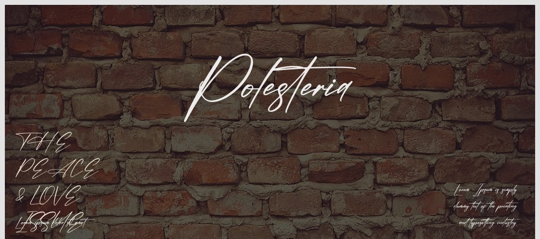 Polesteria Font