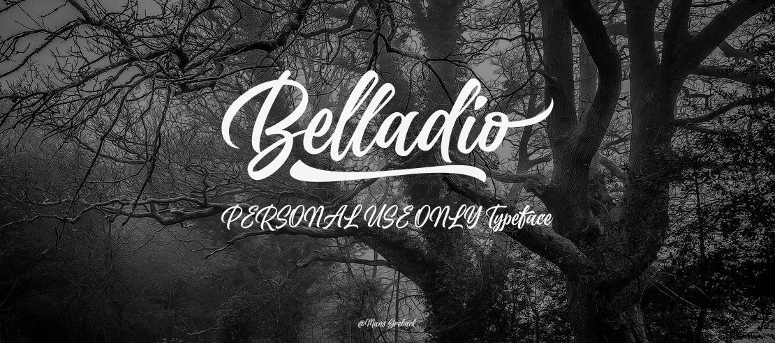 Belladio PERSONAL USE ONLY Font