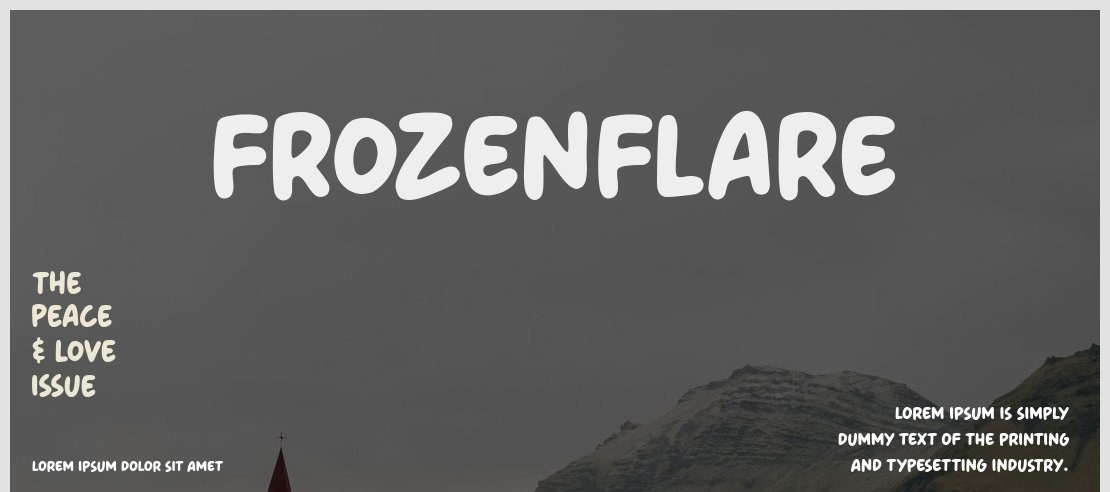 Frozenflare Font
