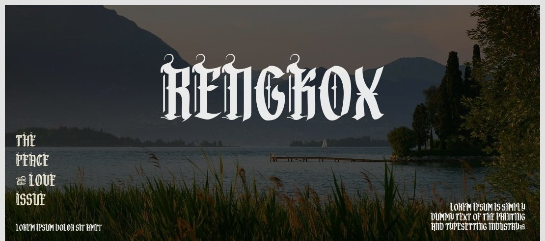 Rengkox Font