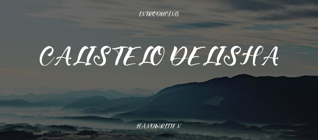 Calistelo Delisha Font