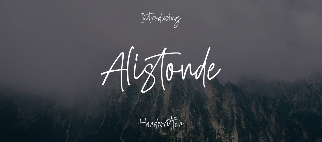 Alistonde Font