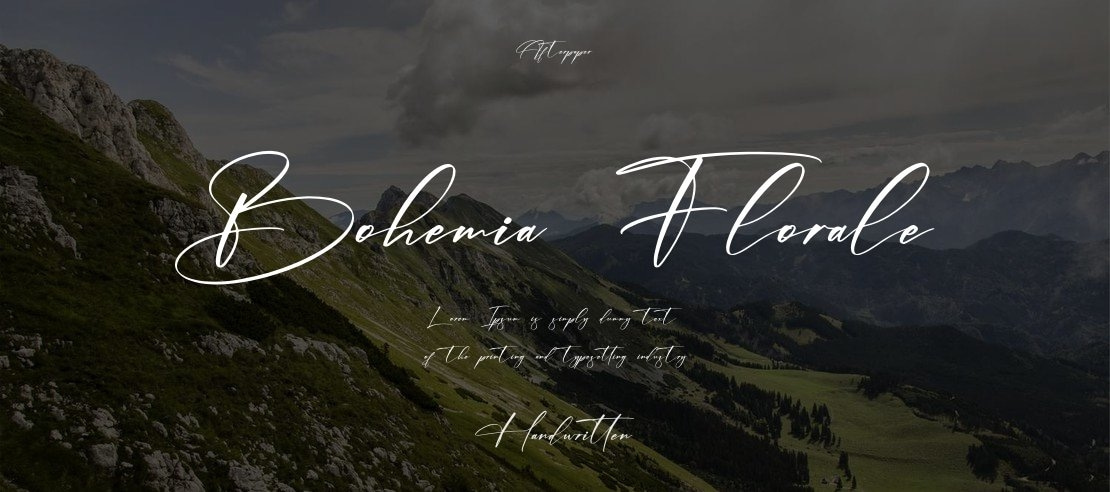 Bohemia Florale Font