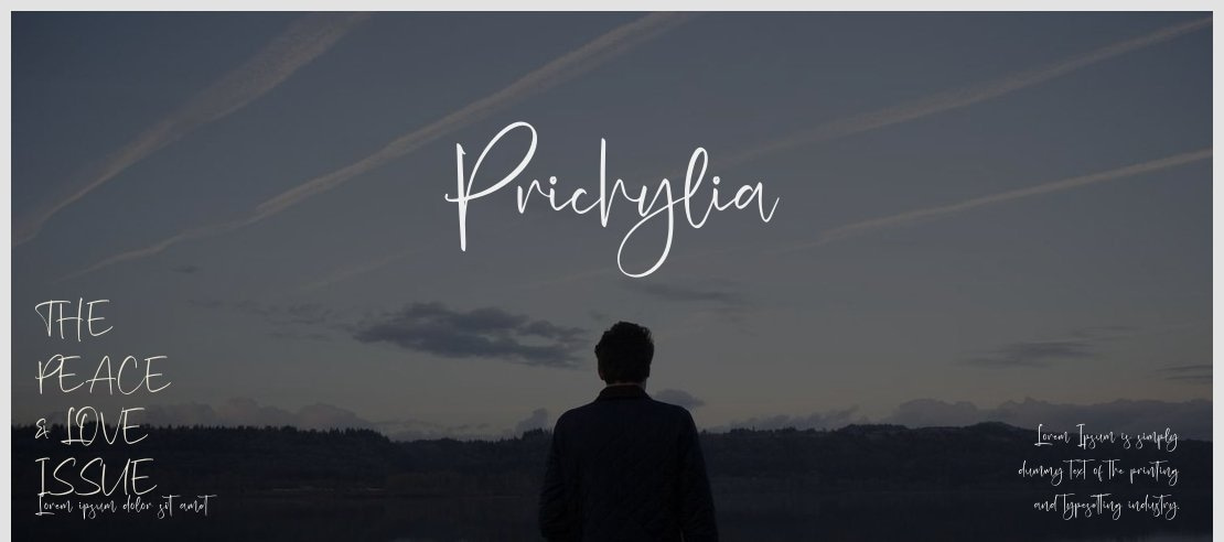 Prichylia Font