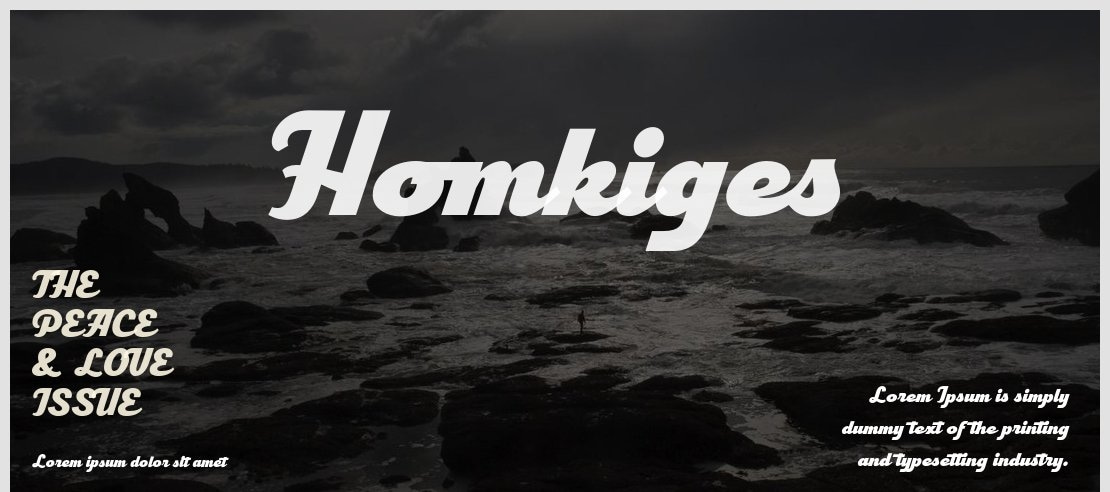 Homkiges Font