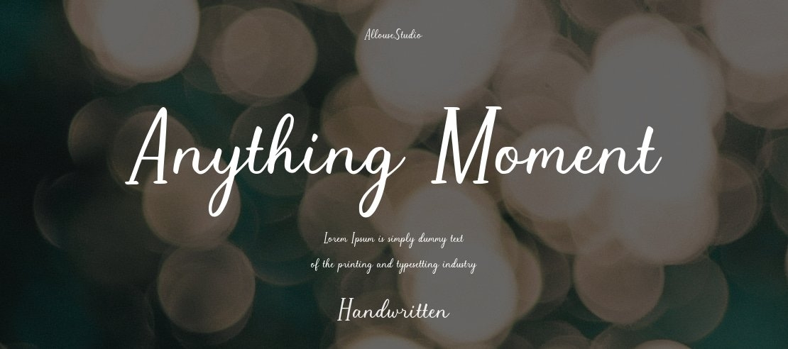 Anything Moment Font