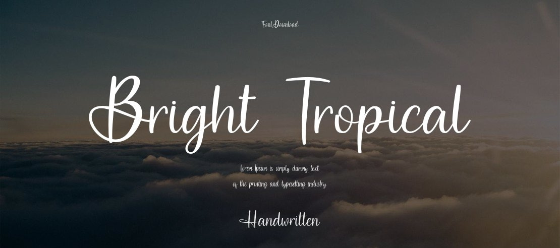 Bright Tropical Font