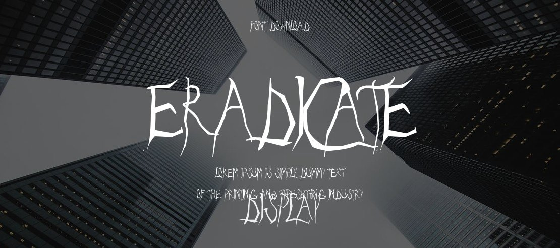 Eradicate Font