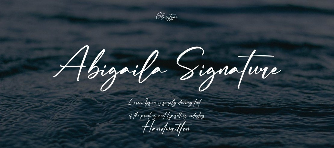 Abigaila Signature Font