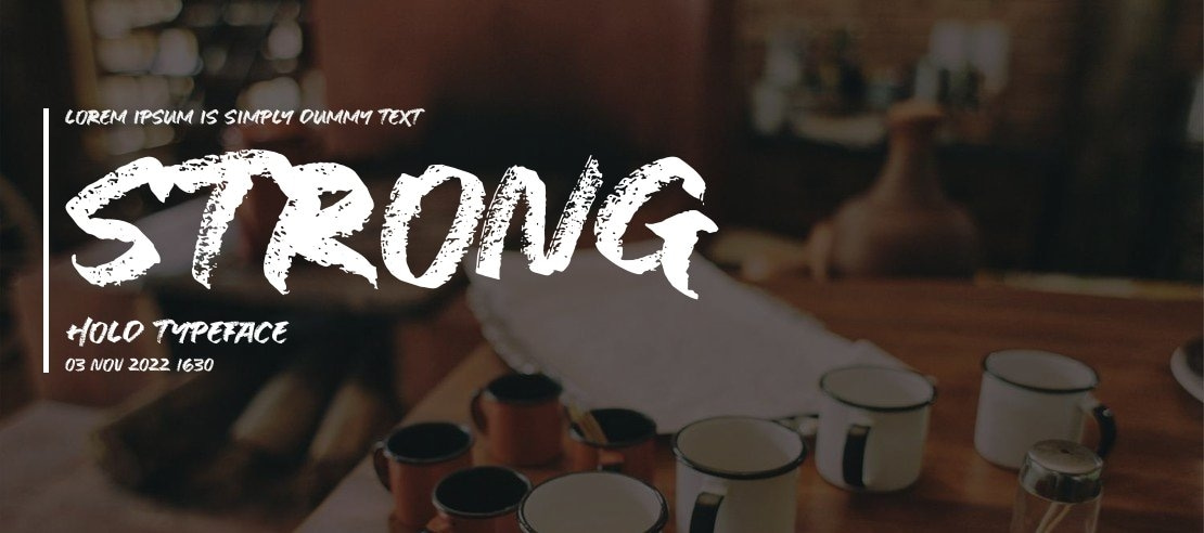 Strong Hold Font Family