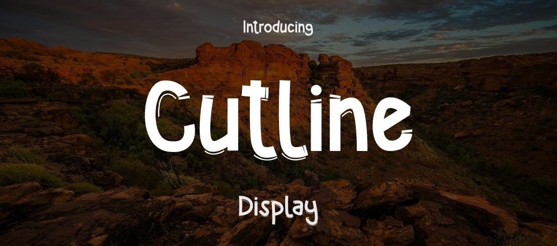 Cutline Font