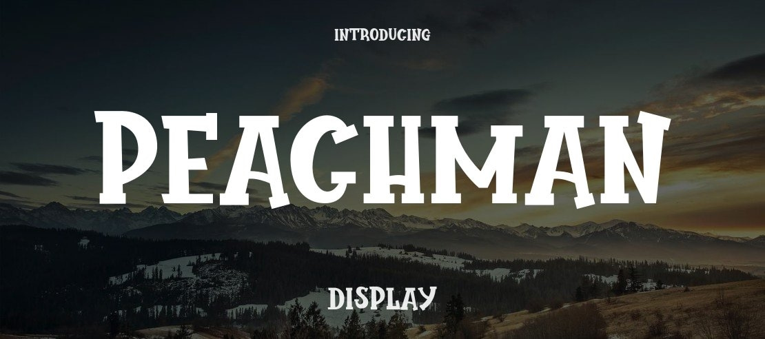 Peachman Font