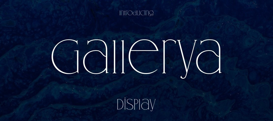 Gallerya Font