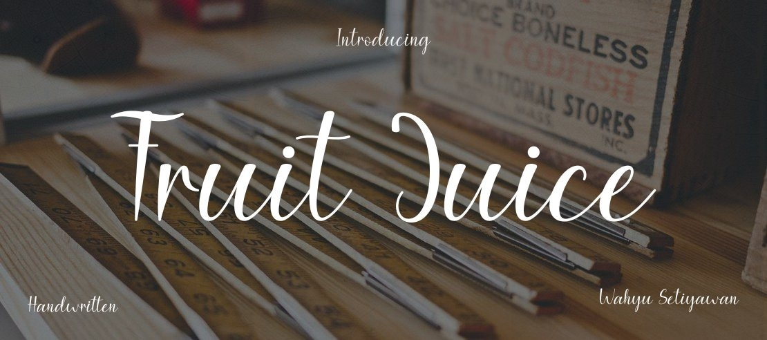 Fruit Juice Font Family