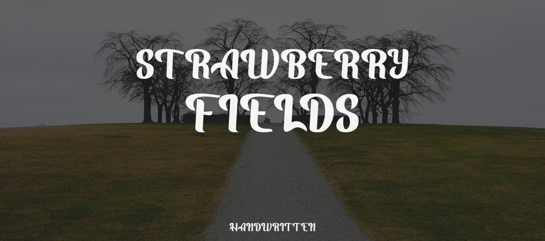 Strawberry Fields Font