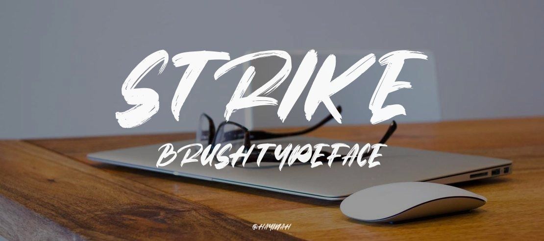 Strike Brush Font