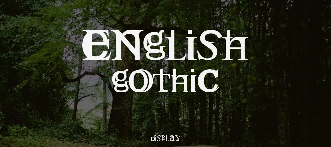 English Gothic Font