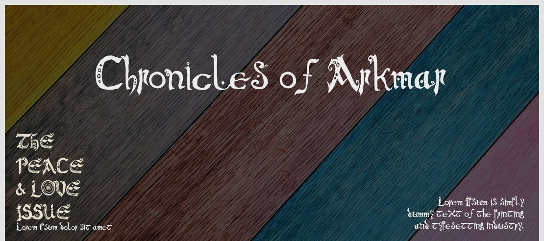 Chronicles of Arkmar Font