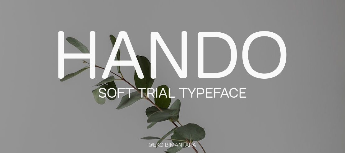 Hando Soft Trial Font Family