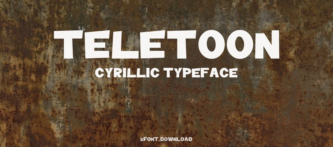Teletoon Cyrillic Font