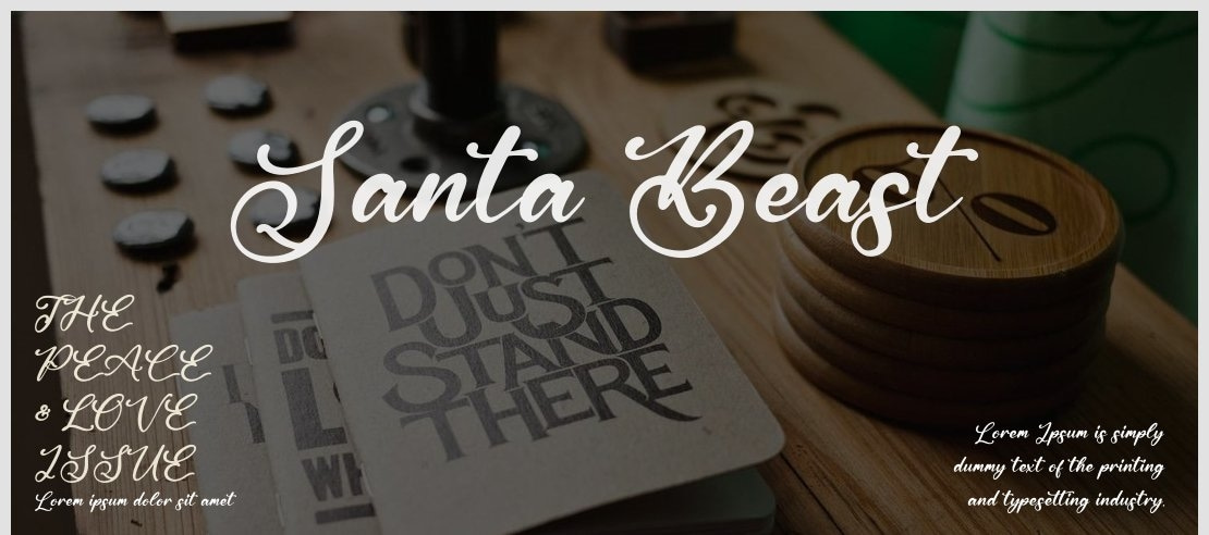 Santa Beast Font