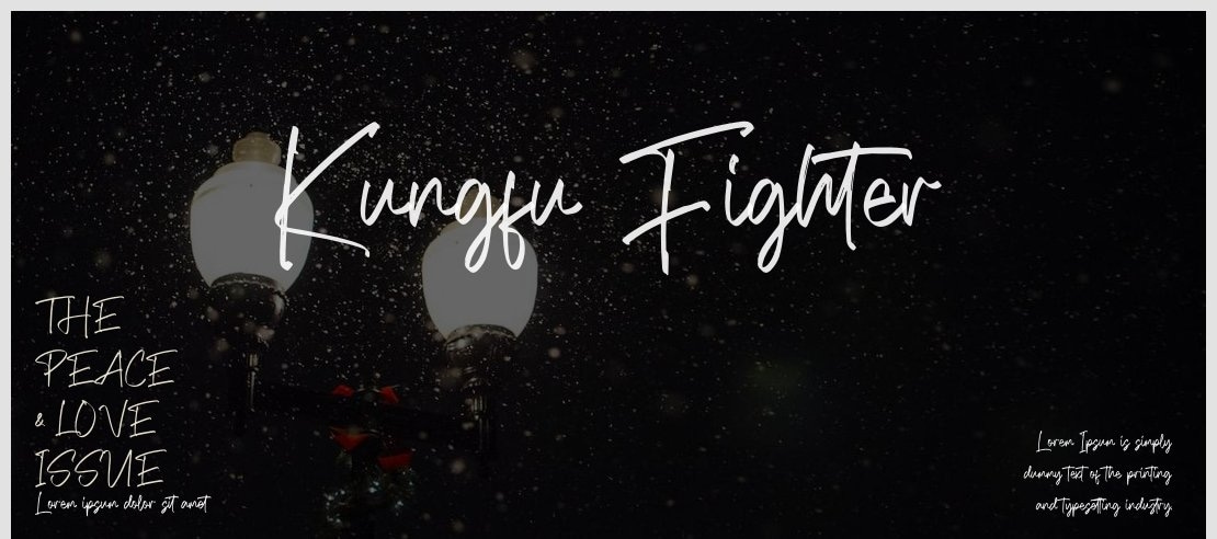 Kungfu Fighter Font