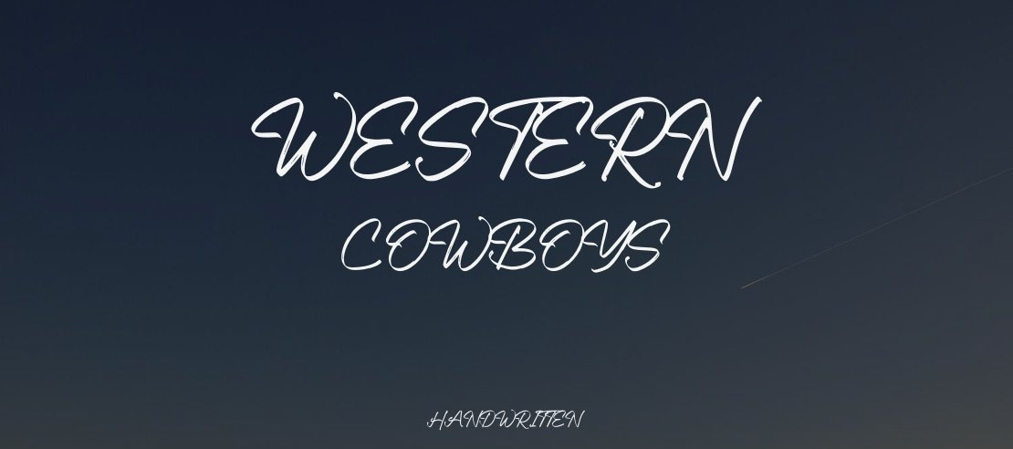 Western Cowboys Font