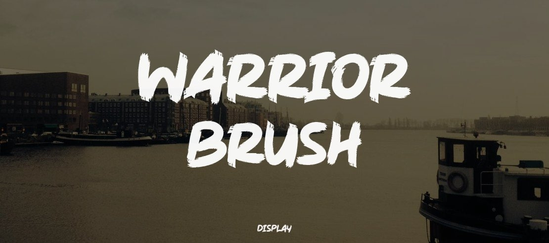 Warrior Brush Font