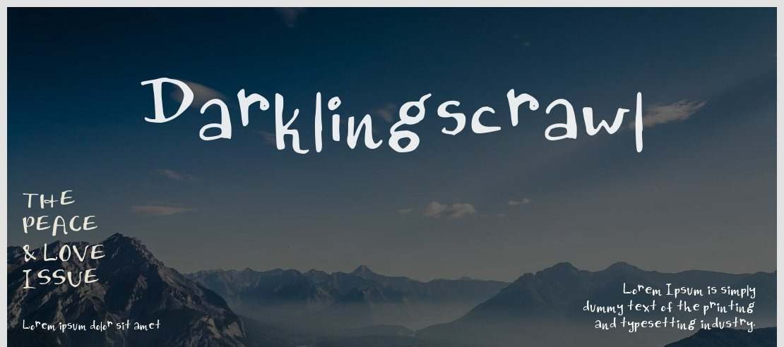 Darklingscrawl Font