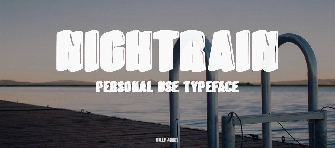 NIGHTRAIN PERSONAL USE Font Family