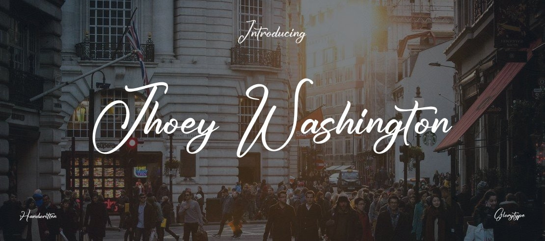 Jhoey Washington Font