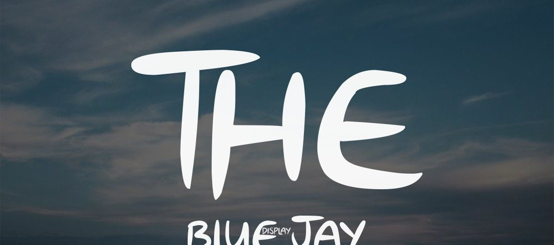 The Blue Jay Font