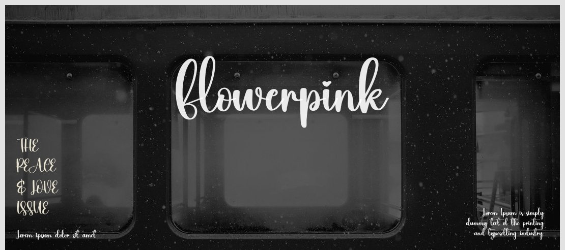 Flowerpink Font