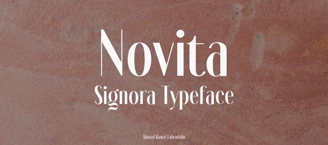 Novita Signora Font