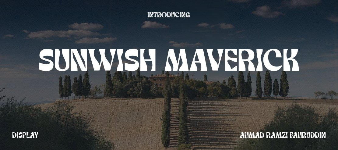 Sunwish Maverick Font