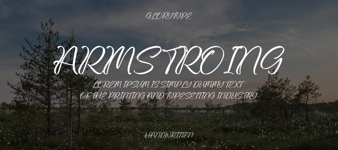 Armstroing Font