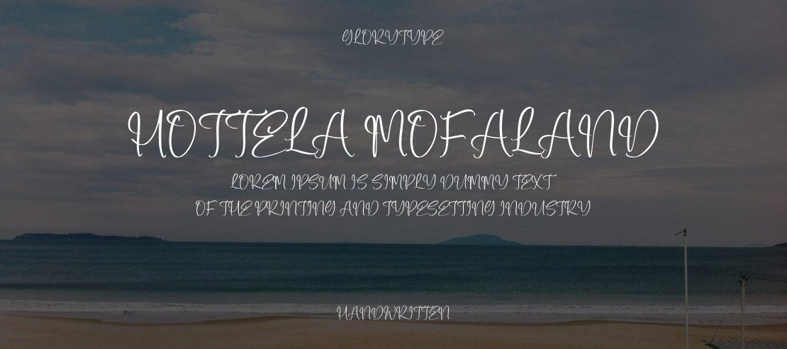 Hottela Mofaland Font