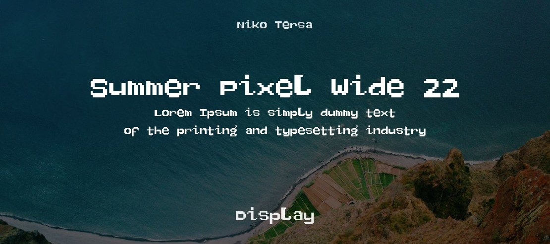 Summer Pixel Wide 22 Font