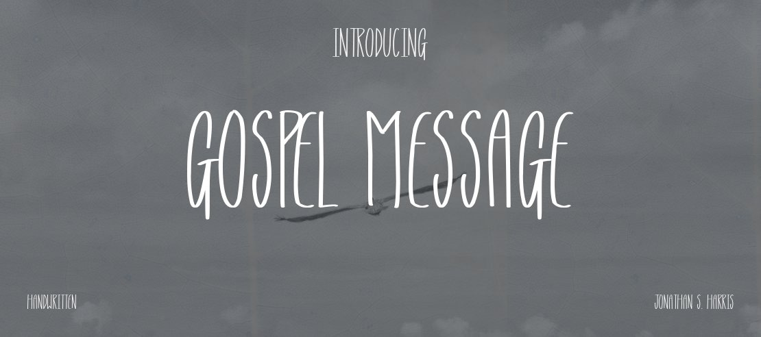 Gospel Message Font