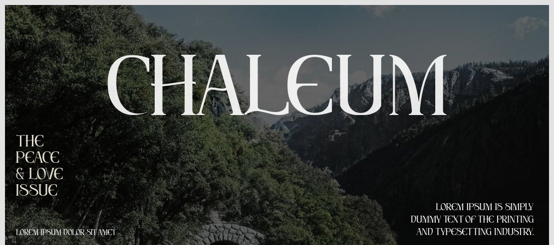 Chaleum Font