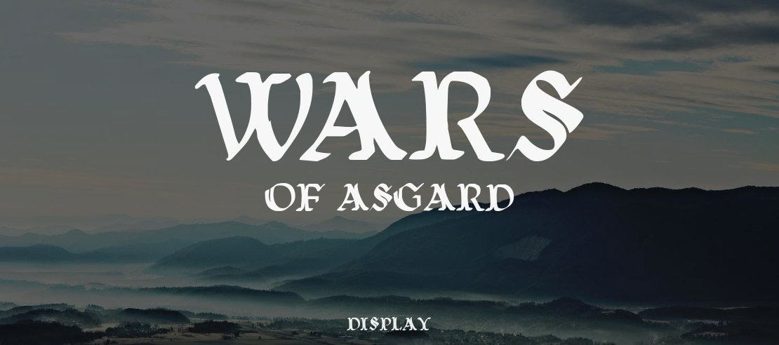 Wars of Asgard Font Family