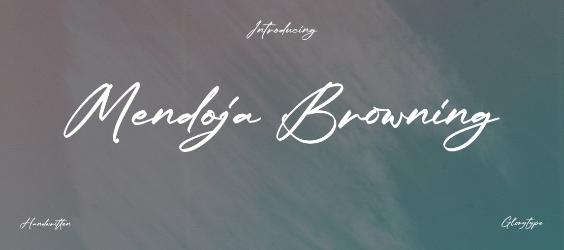 Mendoja Browning Font