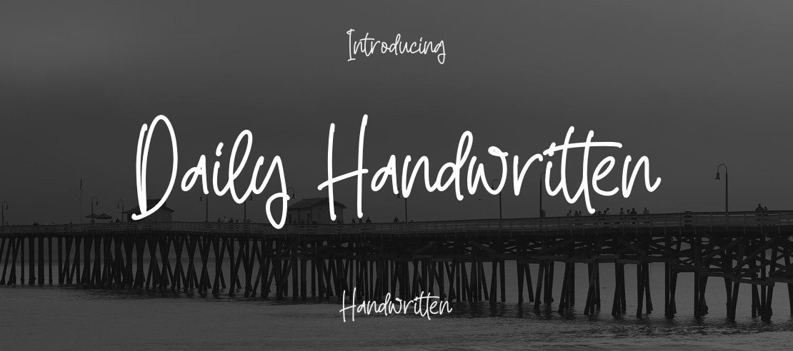 Daily Handwritten Font