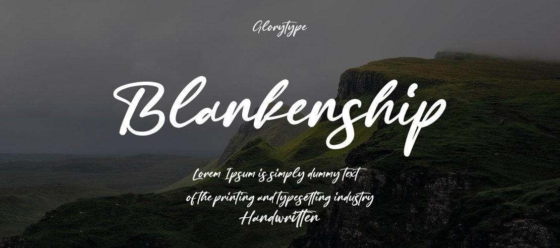Blankenship Font