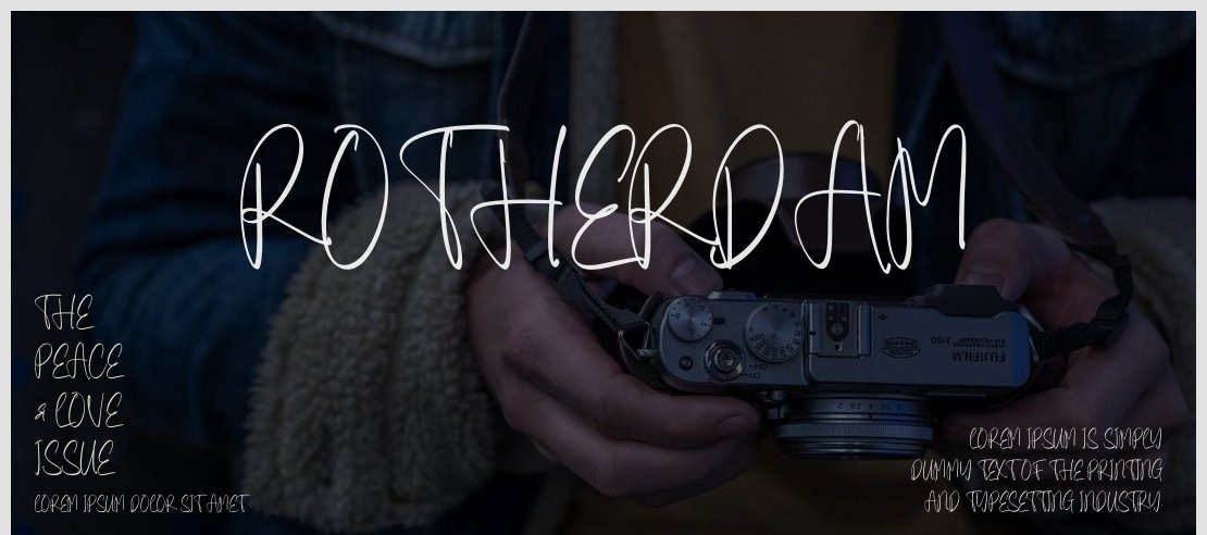 Rotherdam Font