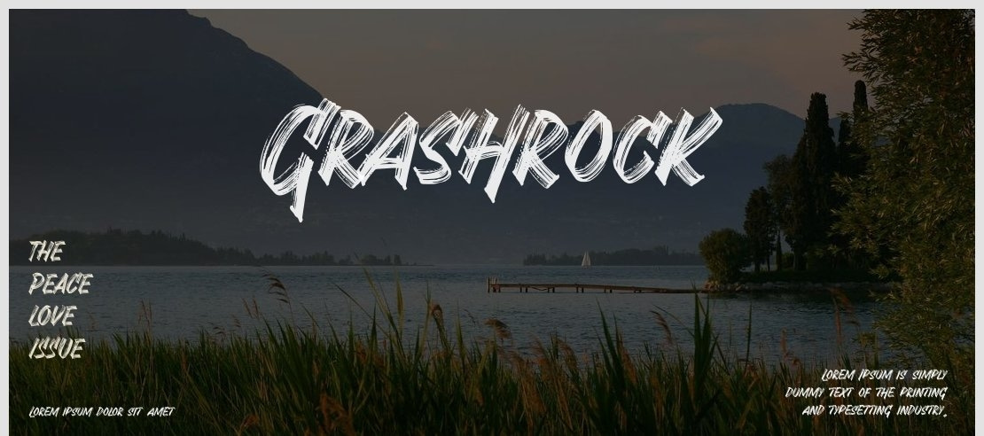 Grashrock Font